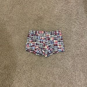 J. Crew Plaid Patchwork Madras Shorts